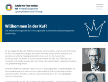 Tablet Screenshot of kommunikation-fuehrung.de